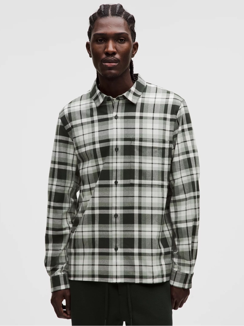 Lululemon Large Brushed Woven Overshirt Flannel